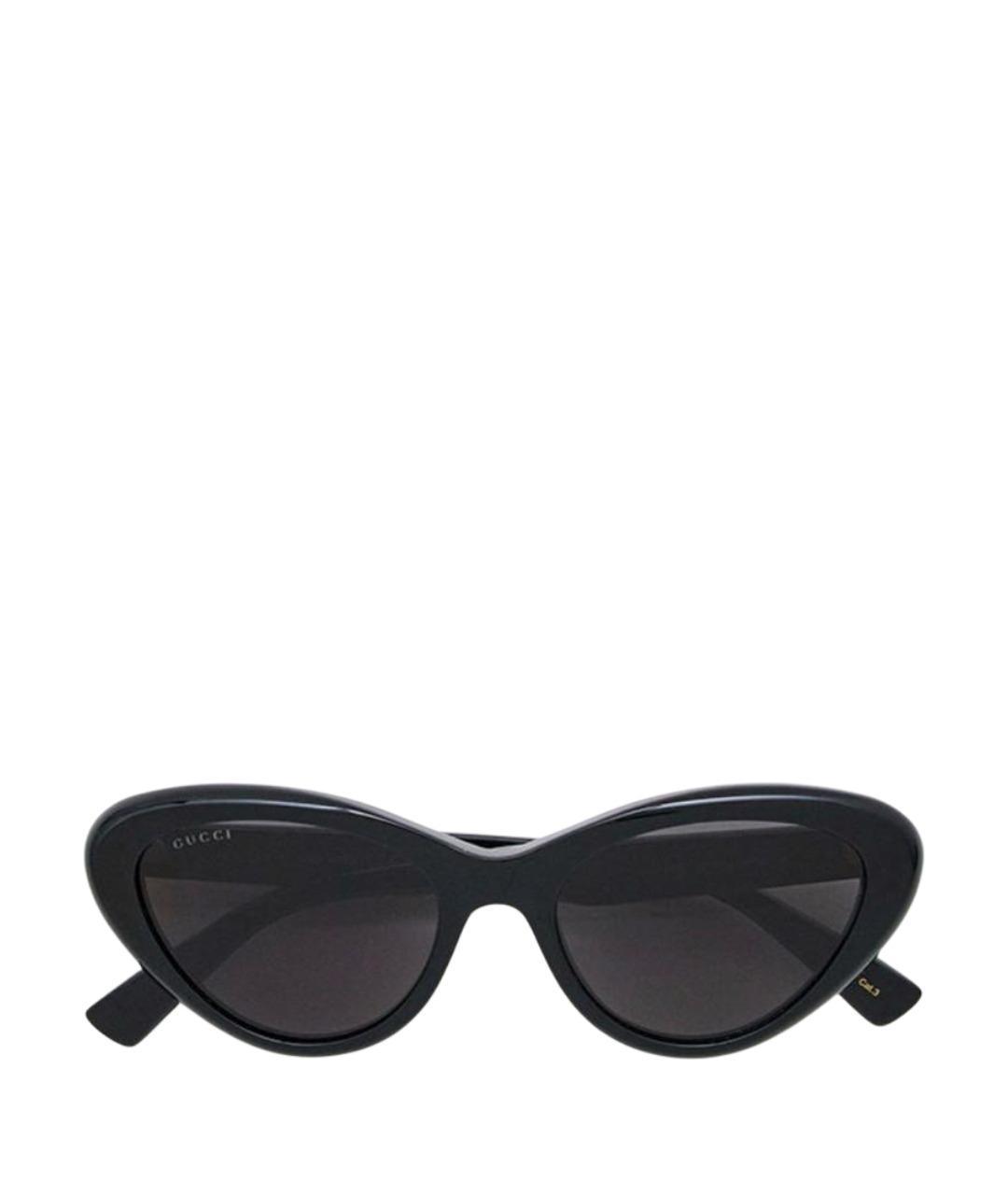 GUCCI Черные пластиковые солнцезащитные очки, фото 1
