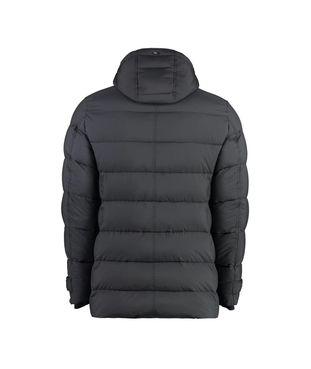 HERNO Серый синтетический пуховик, фото 2