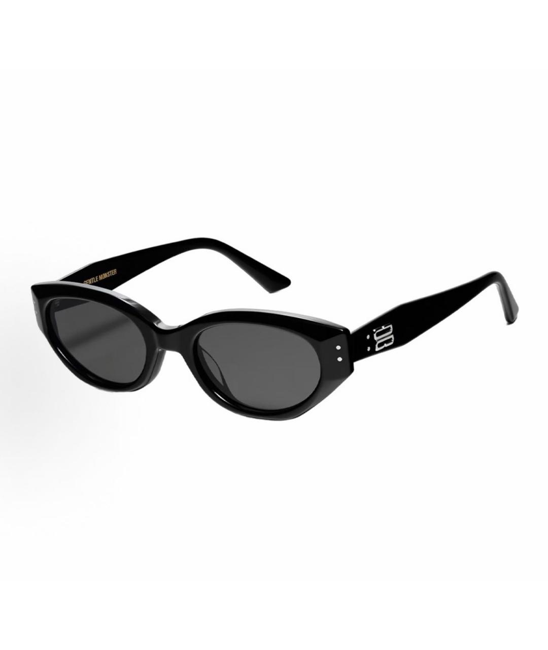 GENTLE MONSTER Черные пластиковые солнцезащитные очки, фото 4