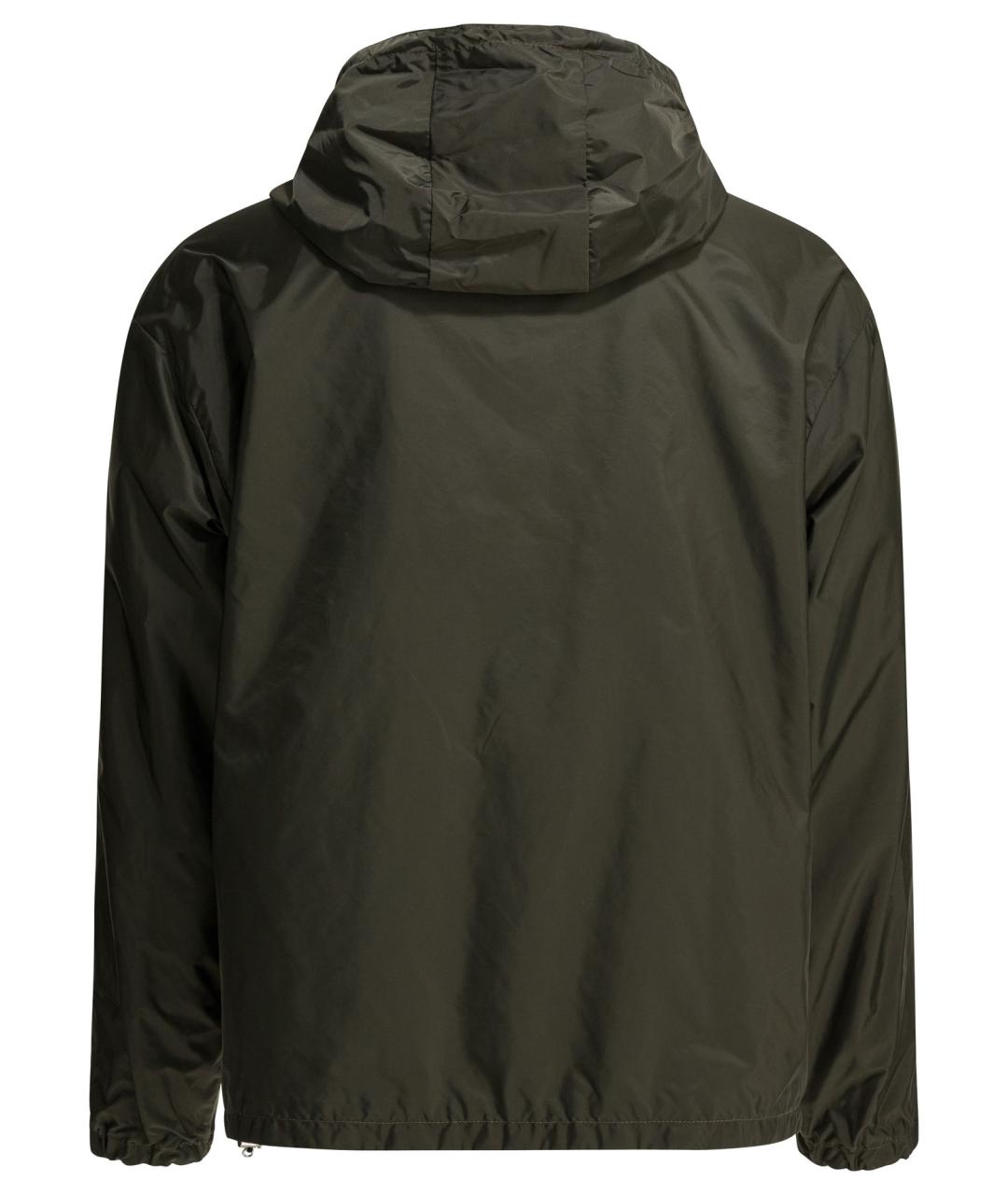 PRADA Зеленая полиамидовая куртка, фото 3