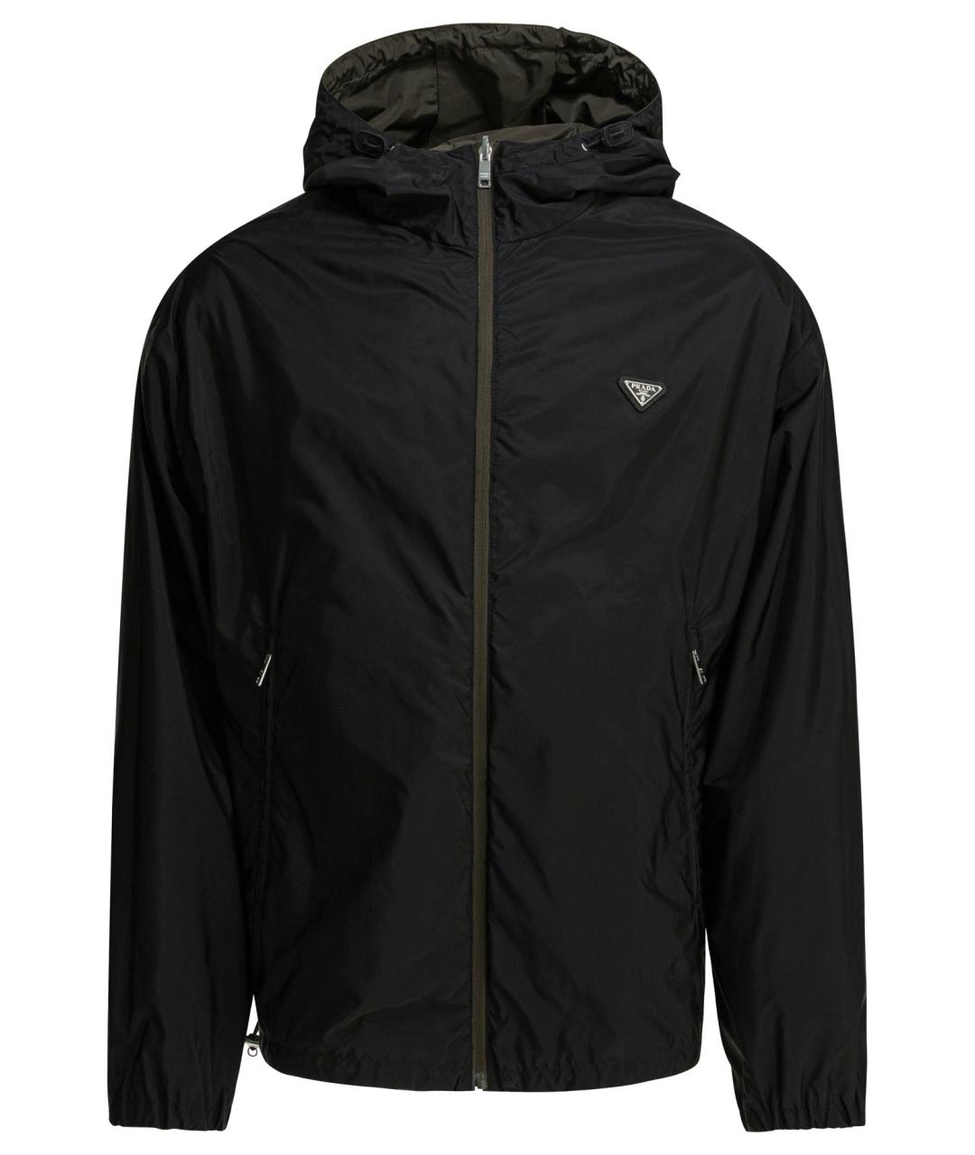 PRADA Зеленая полиамидовая куртка, фото 2