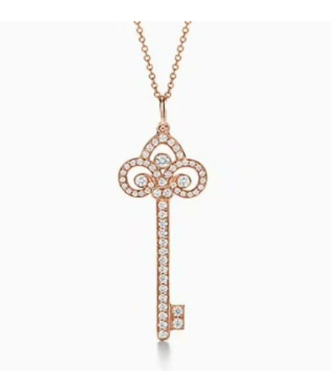TIFFANY&CO Розовая подвеска из розового золота, фото 7