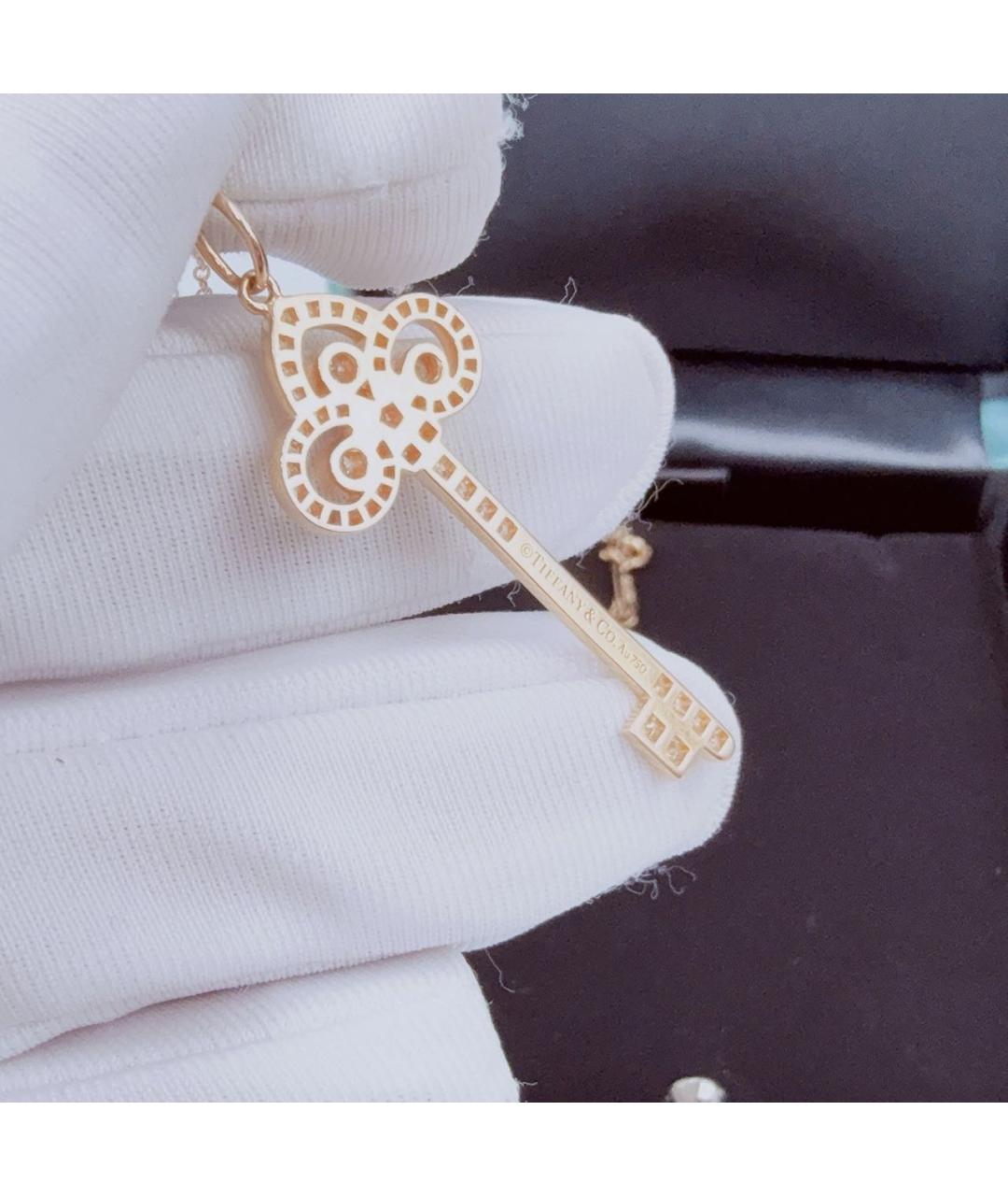 TIFFANY&CO Розовая подвеска из розового золота, фото 5