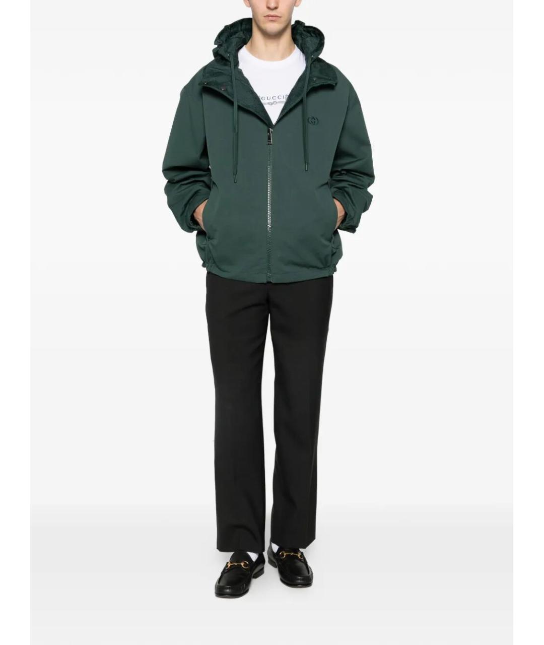 GUCCI Белая хлопковая футболка, фото 2