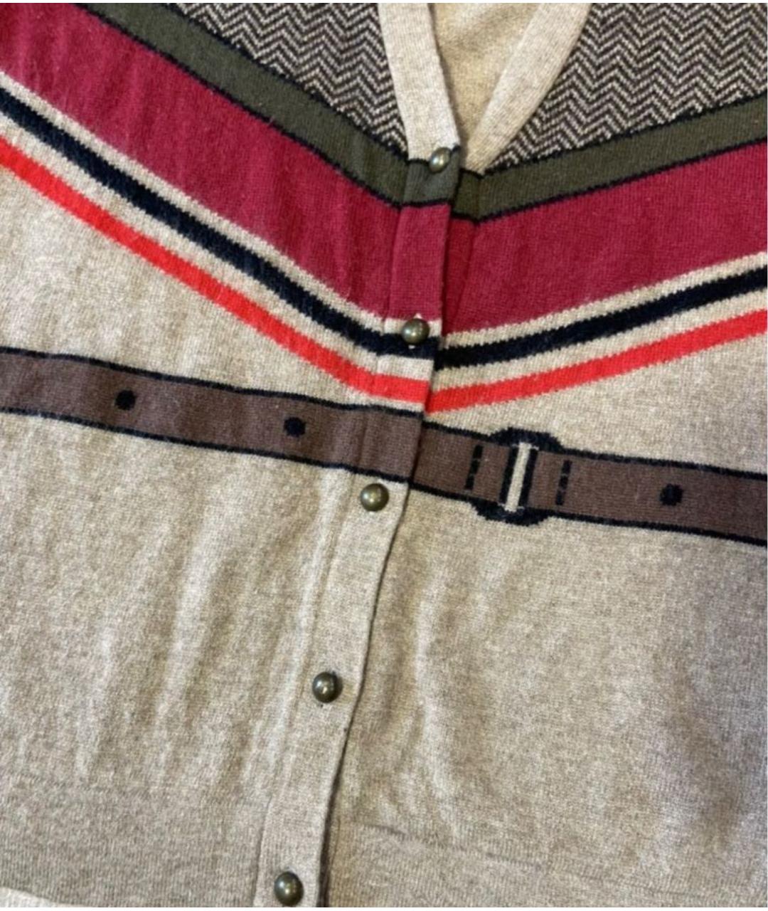 WEEKEND MAX MARA Бежевый шерстяной кардиган, фото 3