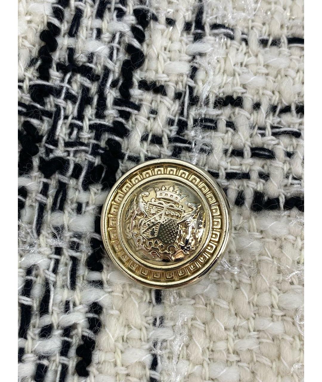 MAX MARA Белое хлопковое пальто, фото 4