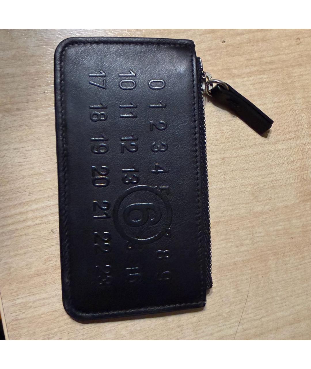 MM6 MAISON MARGIELA Черный кошелек, фото 3