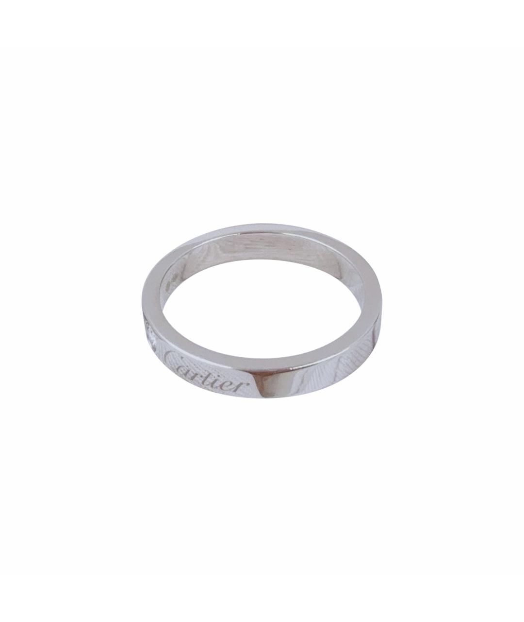 CARTIER Серебряное платиновое кольцо, фото 1