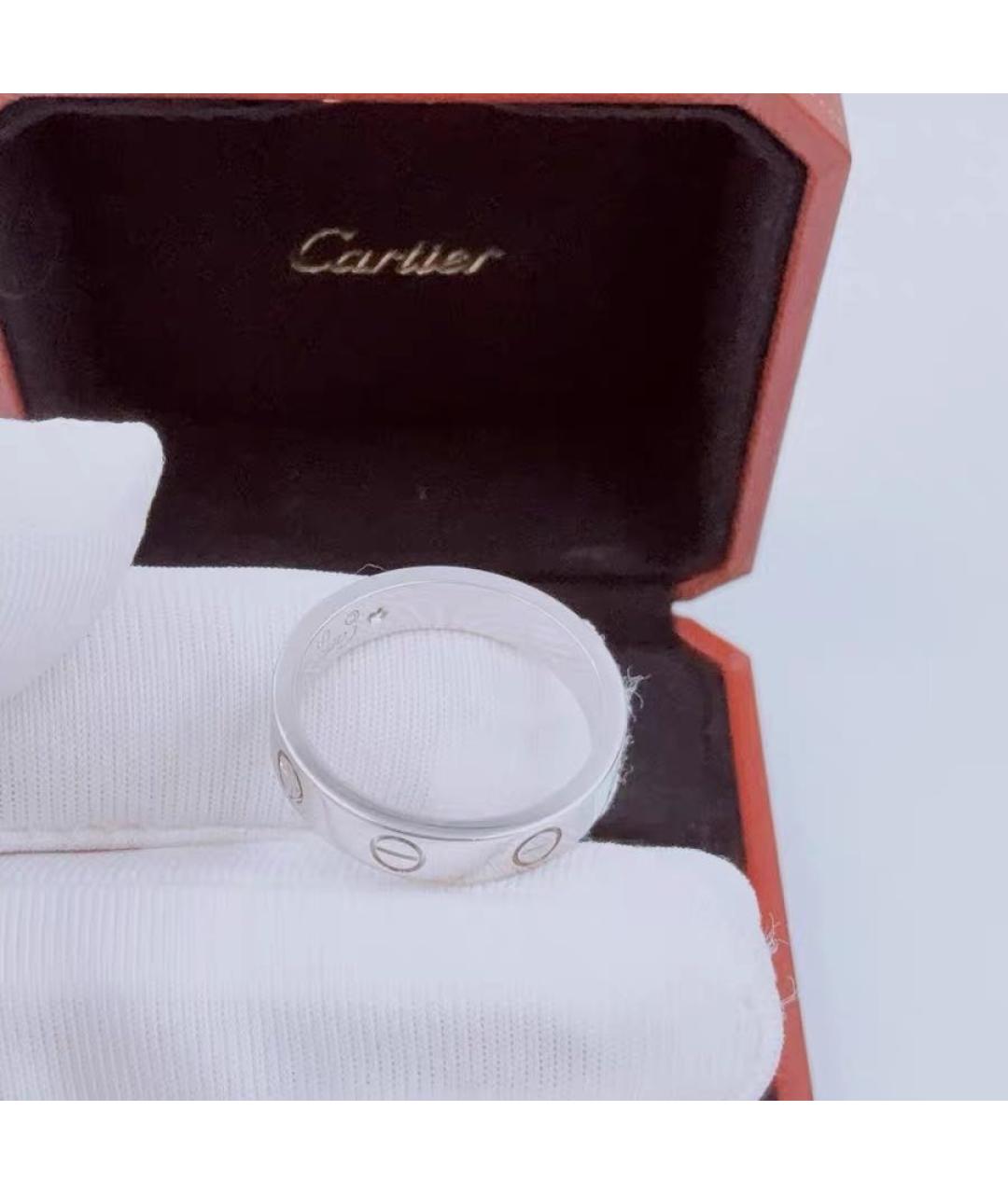 CARTIER Серебряное кольцо из белого золота, фото 5