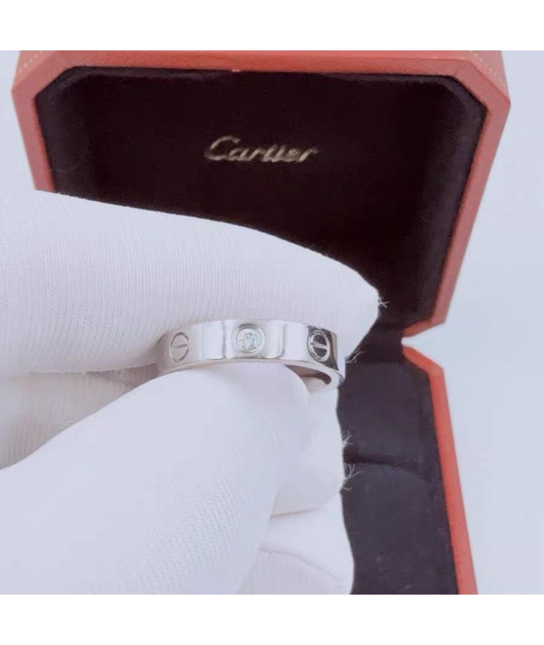 CARTIER Серебряное кольцо из белого золота, фото 3
