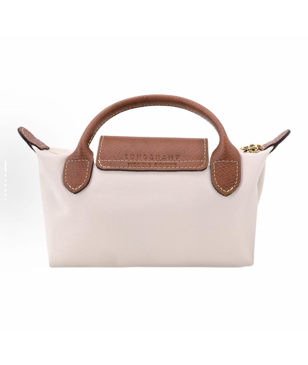 LONGCHAMP Бежевая сумка с короткими ручками, фото 3