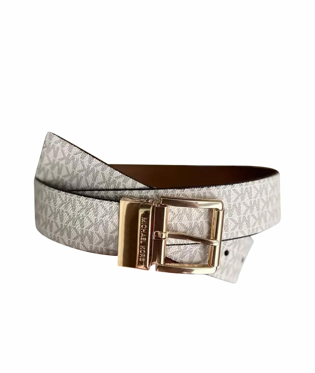 MICHAEL KORS Бежевый ремень, фото 1