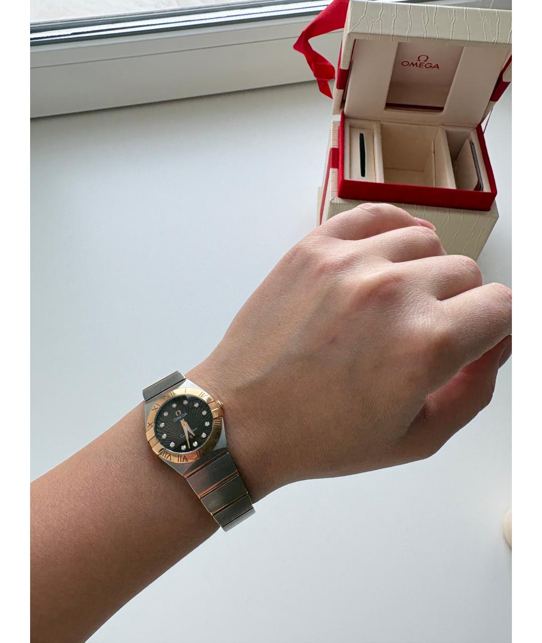 OMEGA Серебряные часы, фото 3