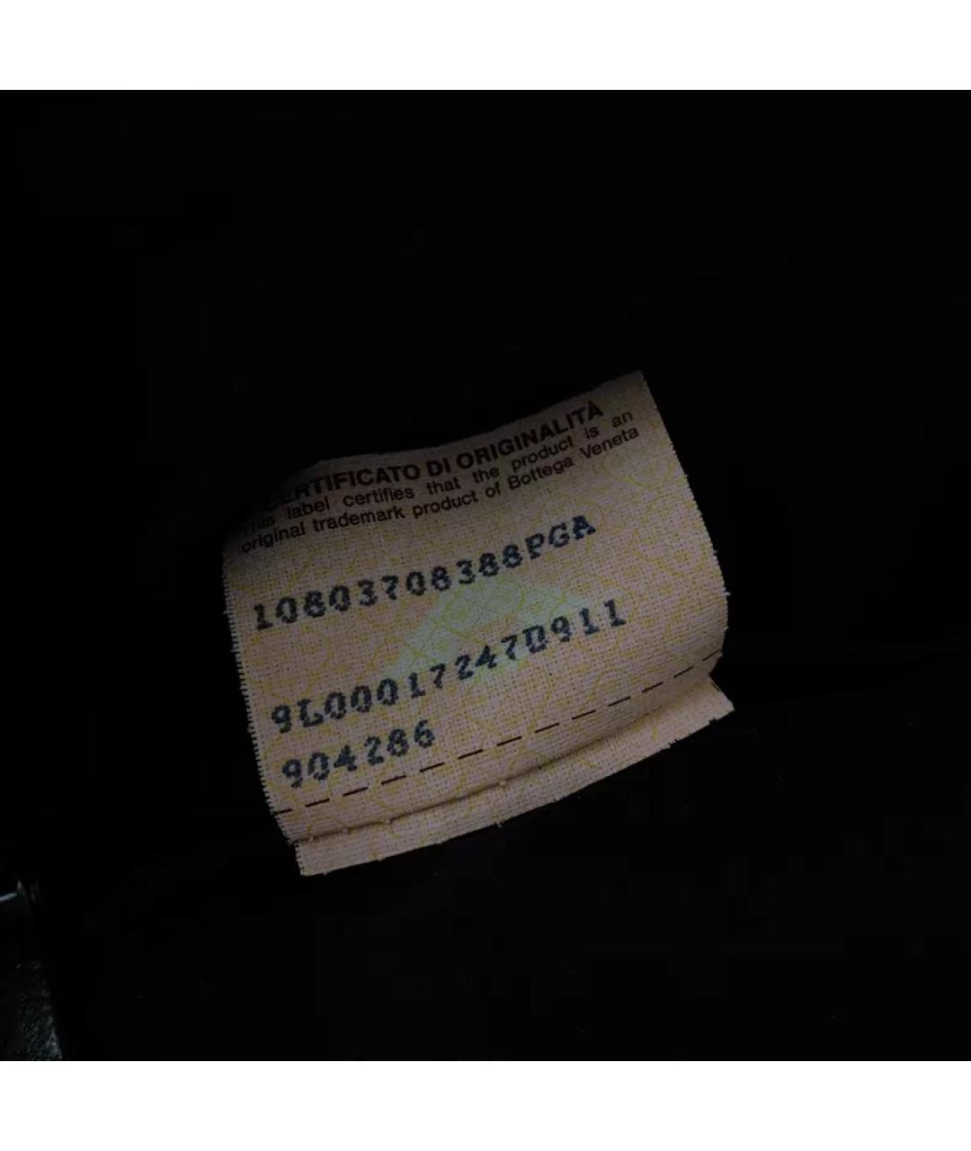 BOTTEGA VENETA Коричневая шерстяная сумка через плечо, фото 7