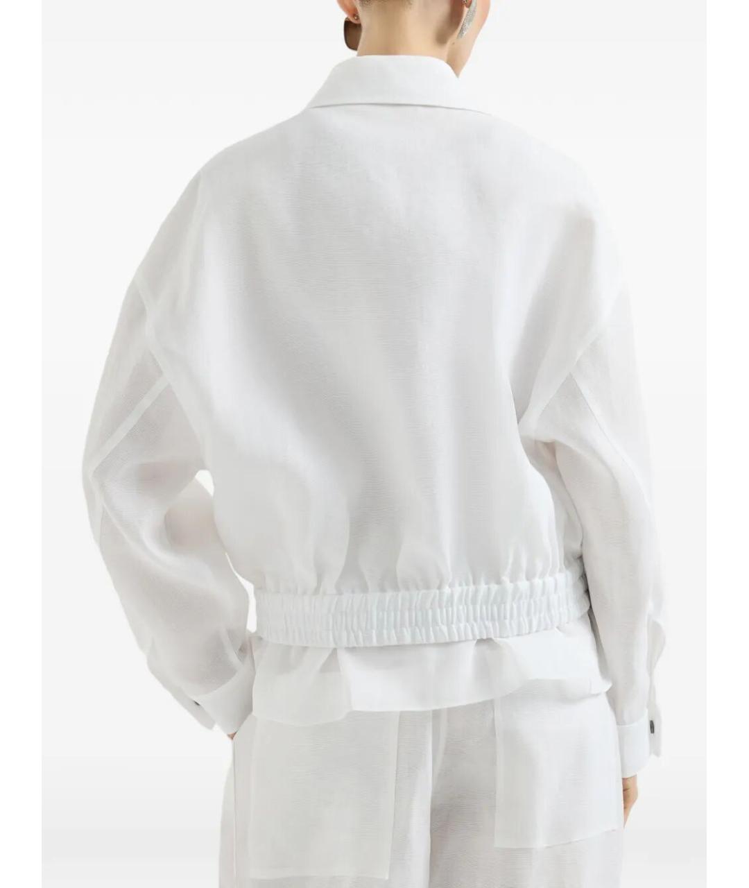 BRUNELLO CUCINELLI Белая хлопковая куртка, фото 3