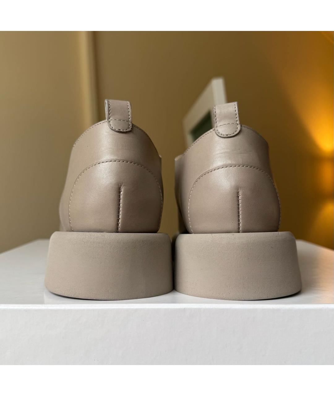 MARSELL Бежевые кожаные брогги и оксфорды, фото 5