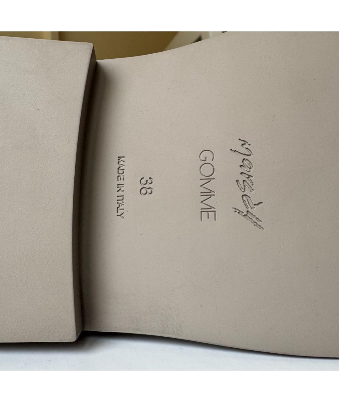 MARSELL Бежевые кожаные брогги и оксфорды, фото 7