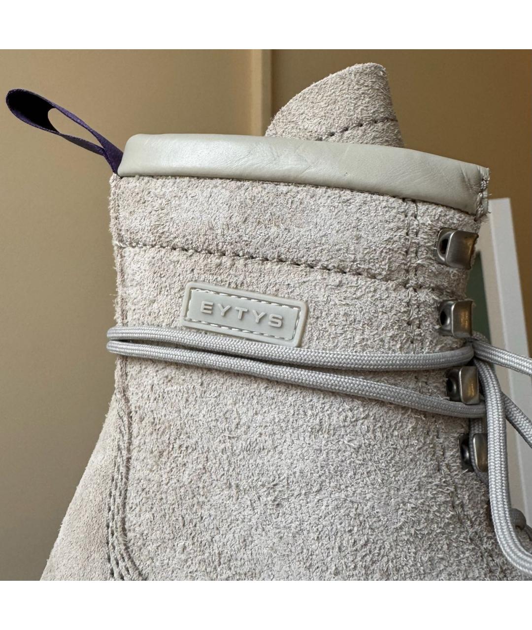 Eytys Бежевые замшевые ботинки, фото 3