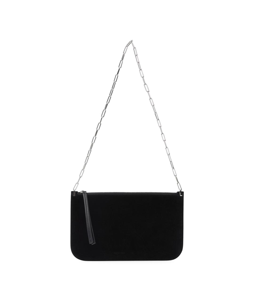 PHOEBE PHILO Черная кожаная сумка через плечо, фото 1
