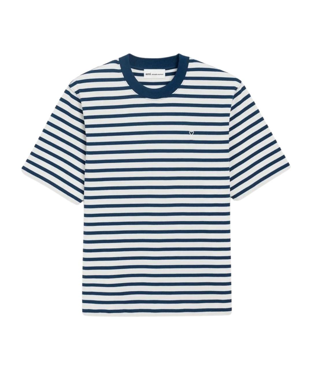 Ami Paris Белая хлопковая футболка, фото 1