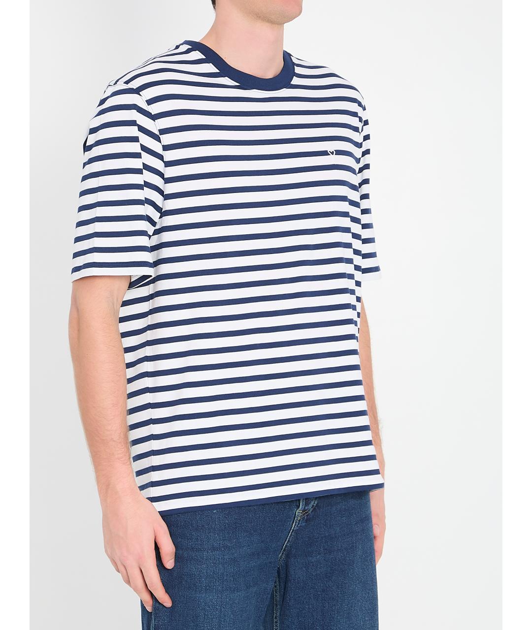 Ami Paris Белая хлопковая футболка, фото 3