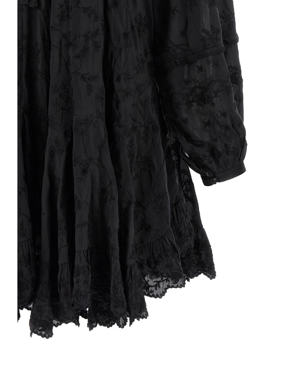 ISABEL MARANT Черное хлопковое коктейльное платье, фото 4