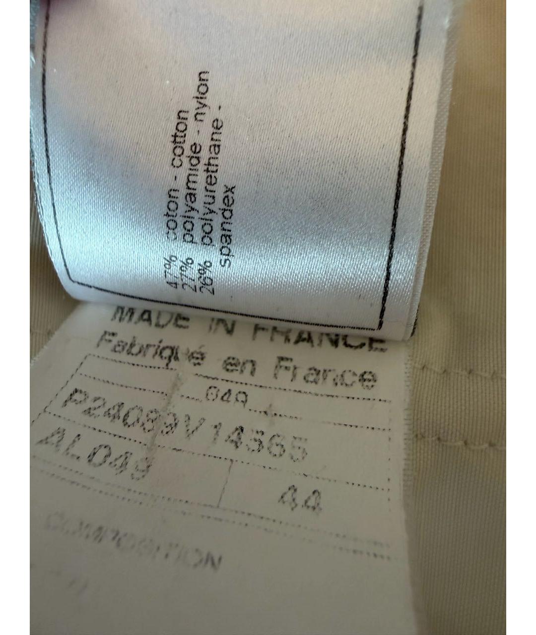 CHANEL Хаки хлопковый пуховик, фото 6