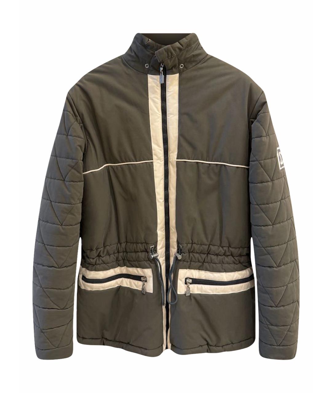 CHANEL Хаки хлопковый пуховик, фото 1