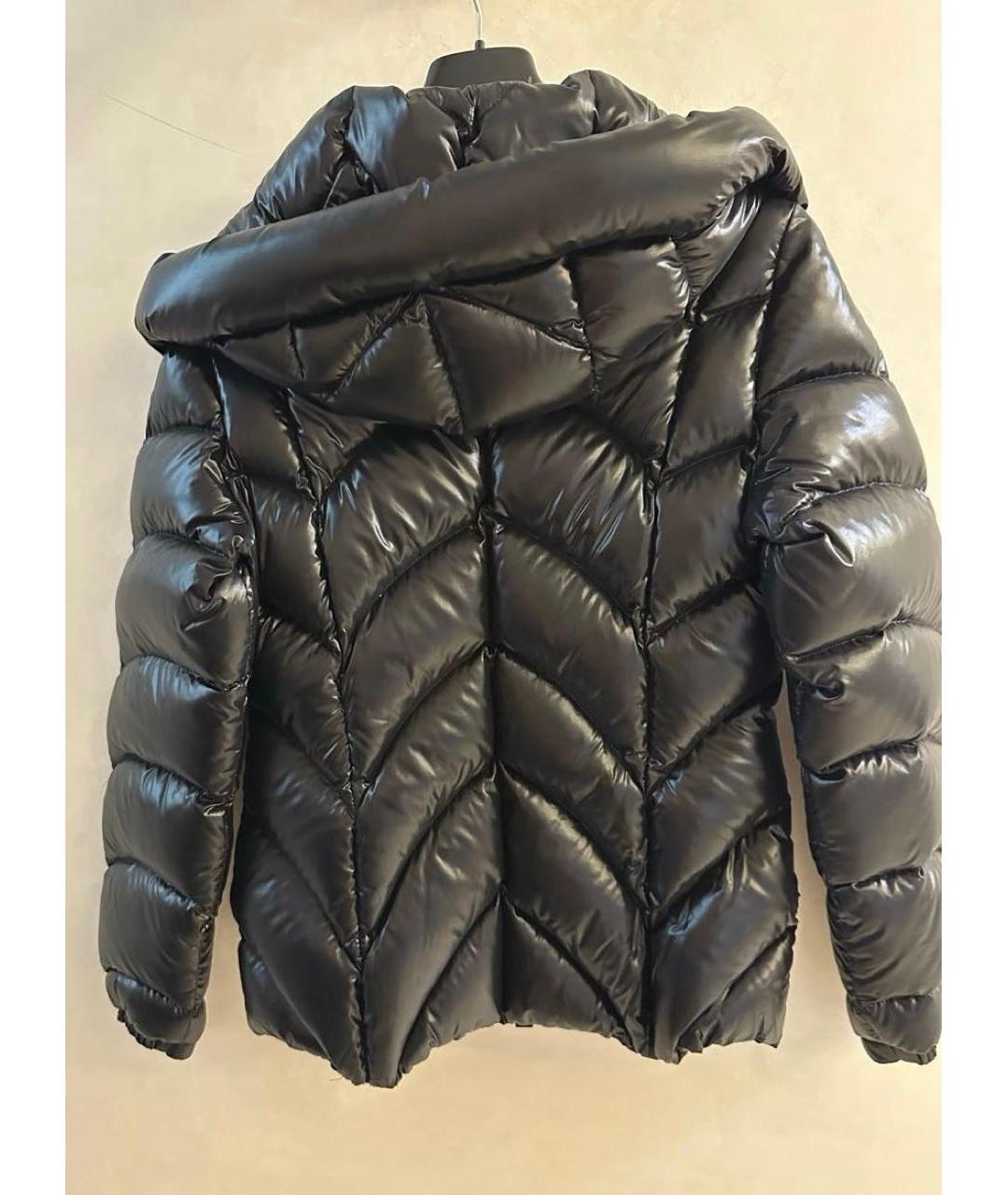 MONCLER Черный пуховик, фото 2