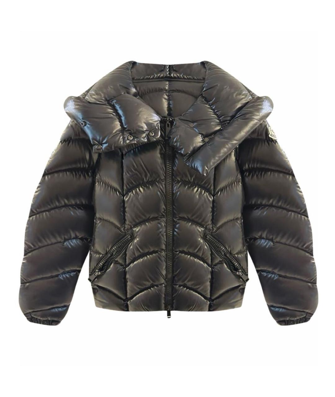 MONCLER Черный пуховик, фото 5