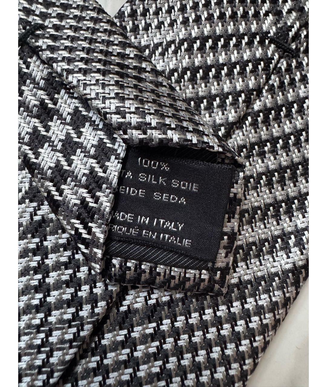 TOM FORD Серый шелковый галстук, фото 5