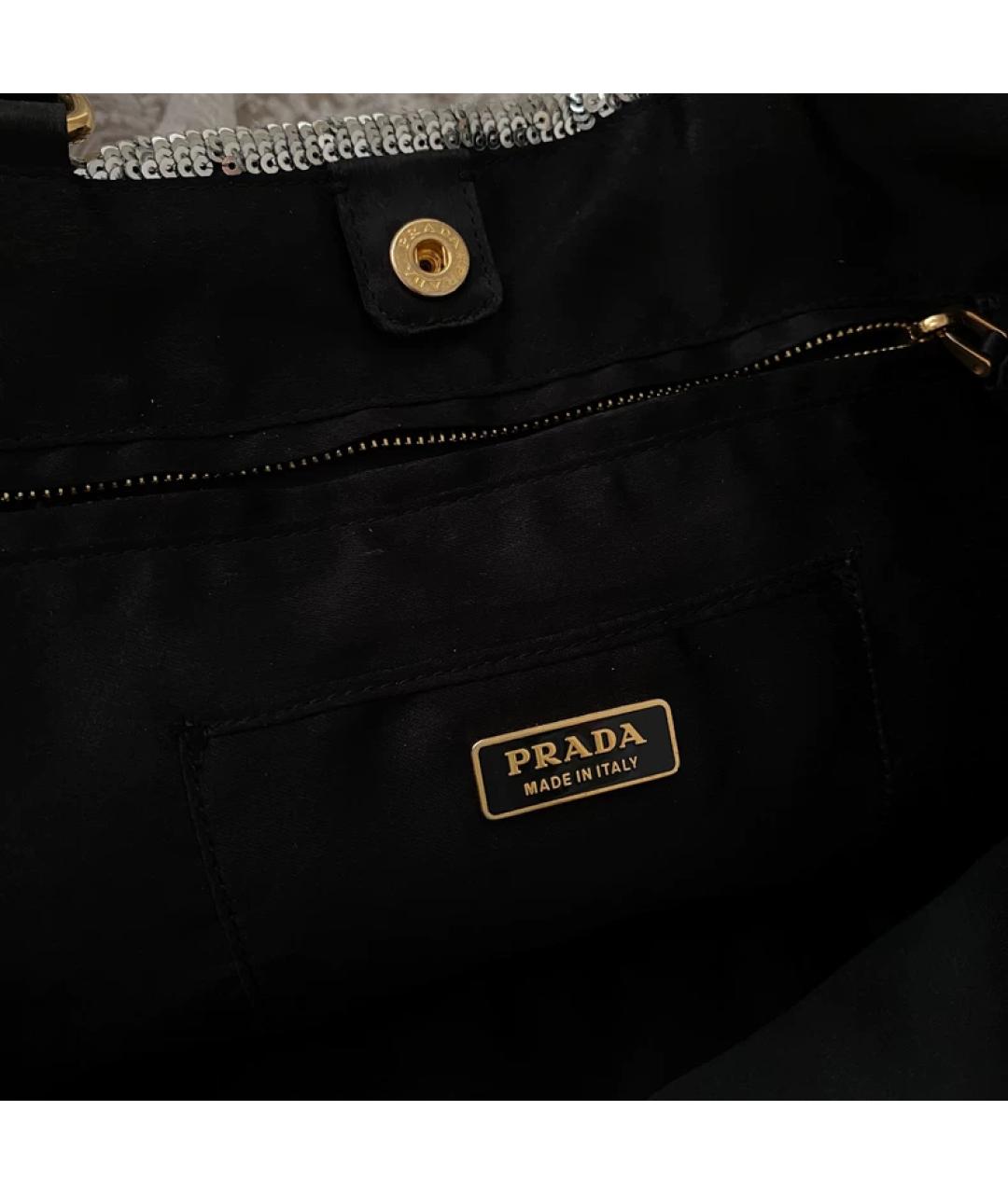 PRADA Серебряная сумка через плечо, фото 8