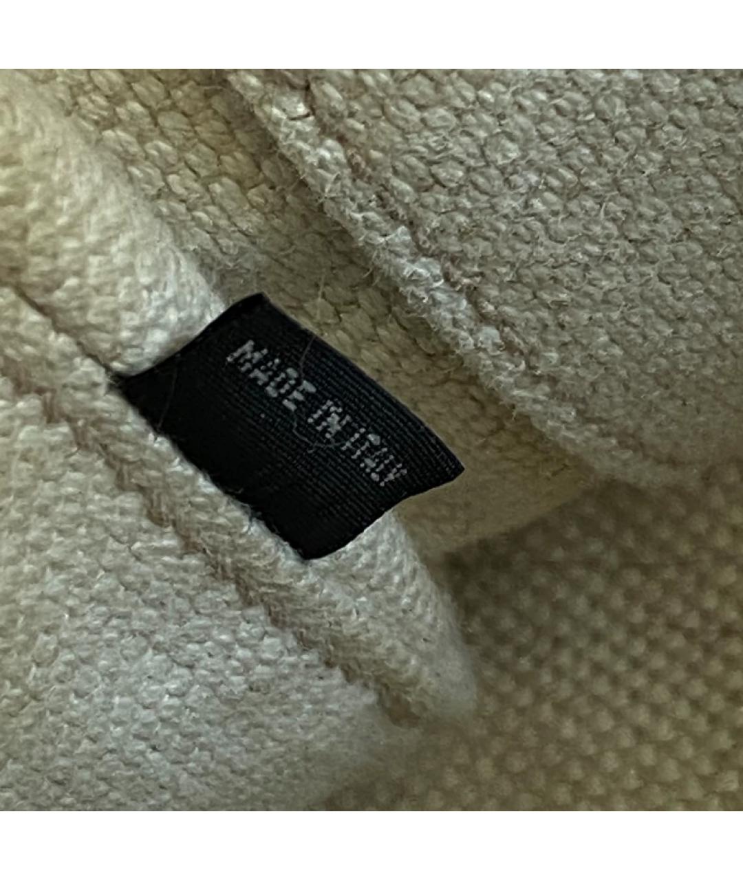 MIU MIU Серая кожаная сумка тоут, фото 7