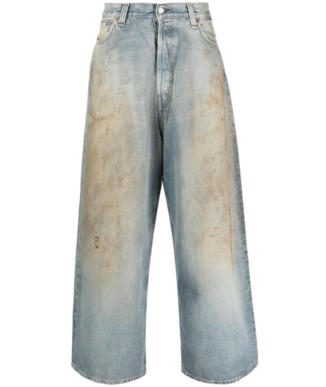 ACNE STUDIOS Бежевые хлопковые прямые джинсы, фото 8