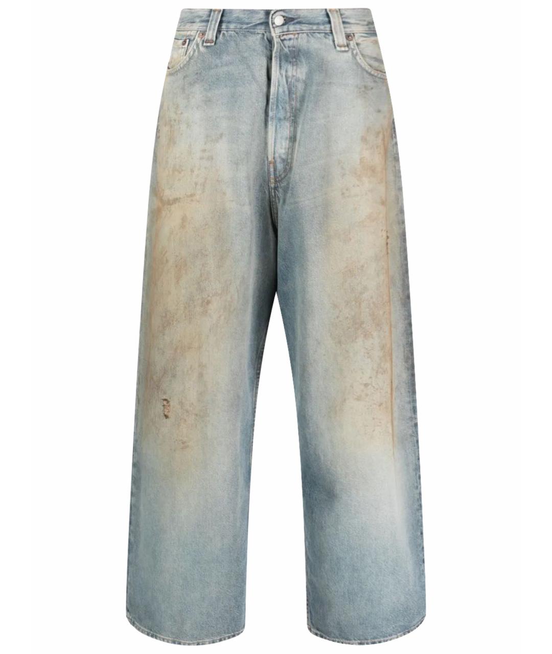 ACNE STUDIOS Бежевые хлопковые прямые джинсы, фото 1