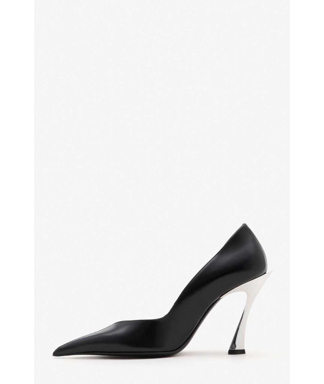 MUGLER Черные кожаные туфли, фото 2