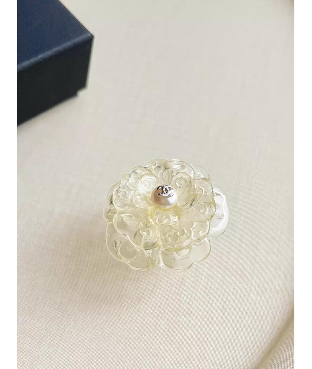 CHANEL Белое кольцо, фото 5