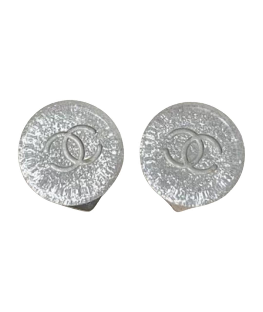 CHANEL Серебряные клипсы, фото 1
