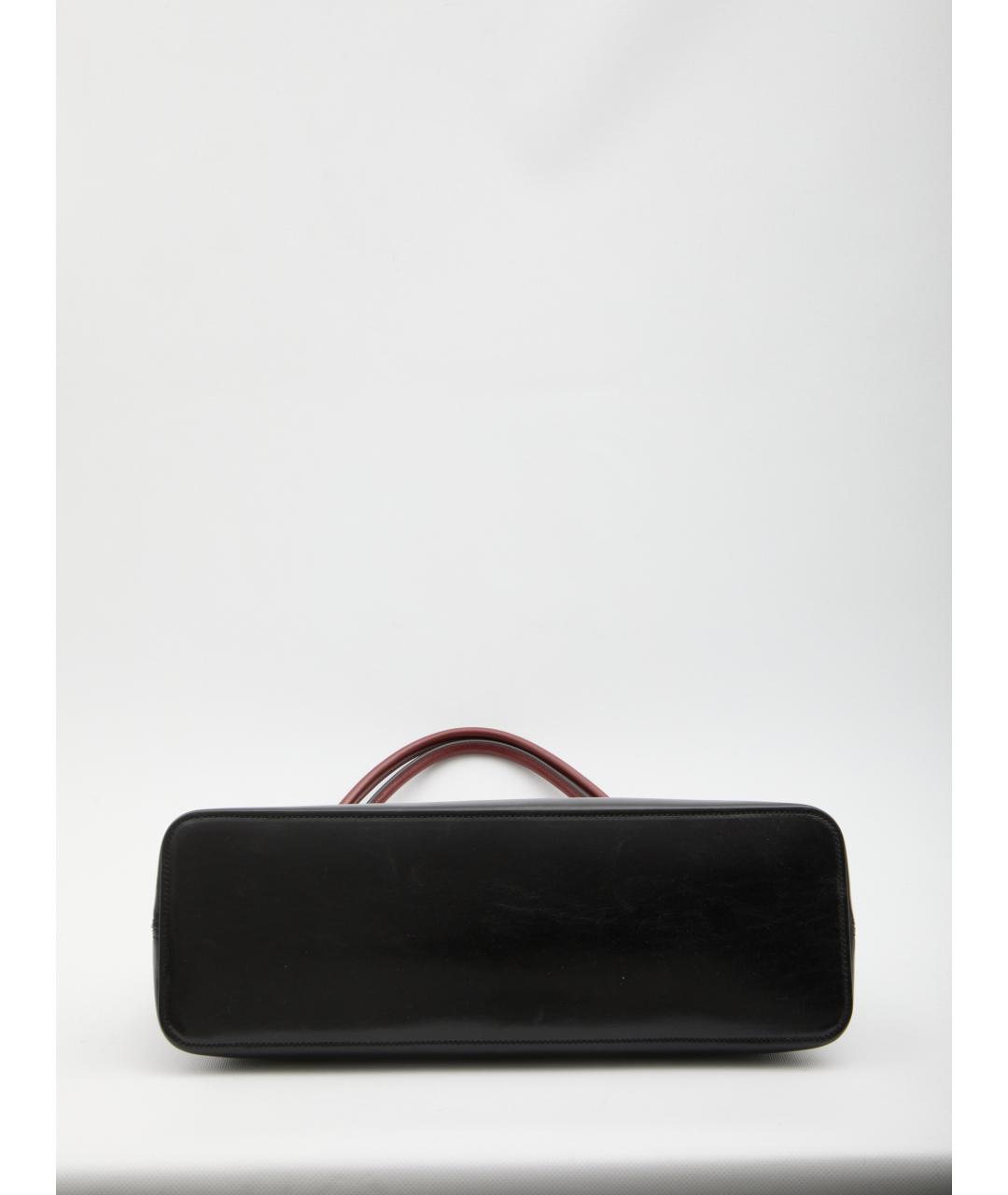 VERSACE Черная кожаная сумка через плечо, фото 3