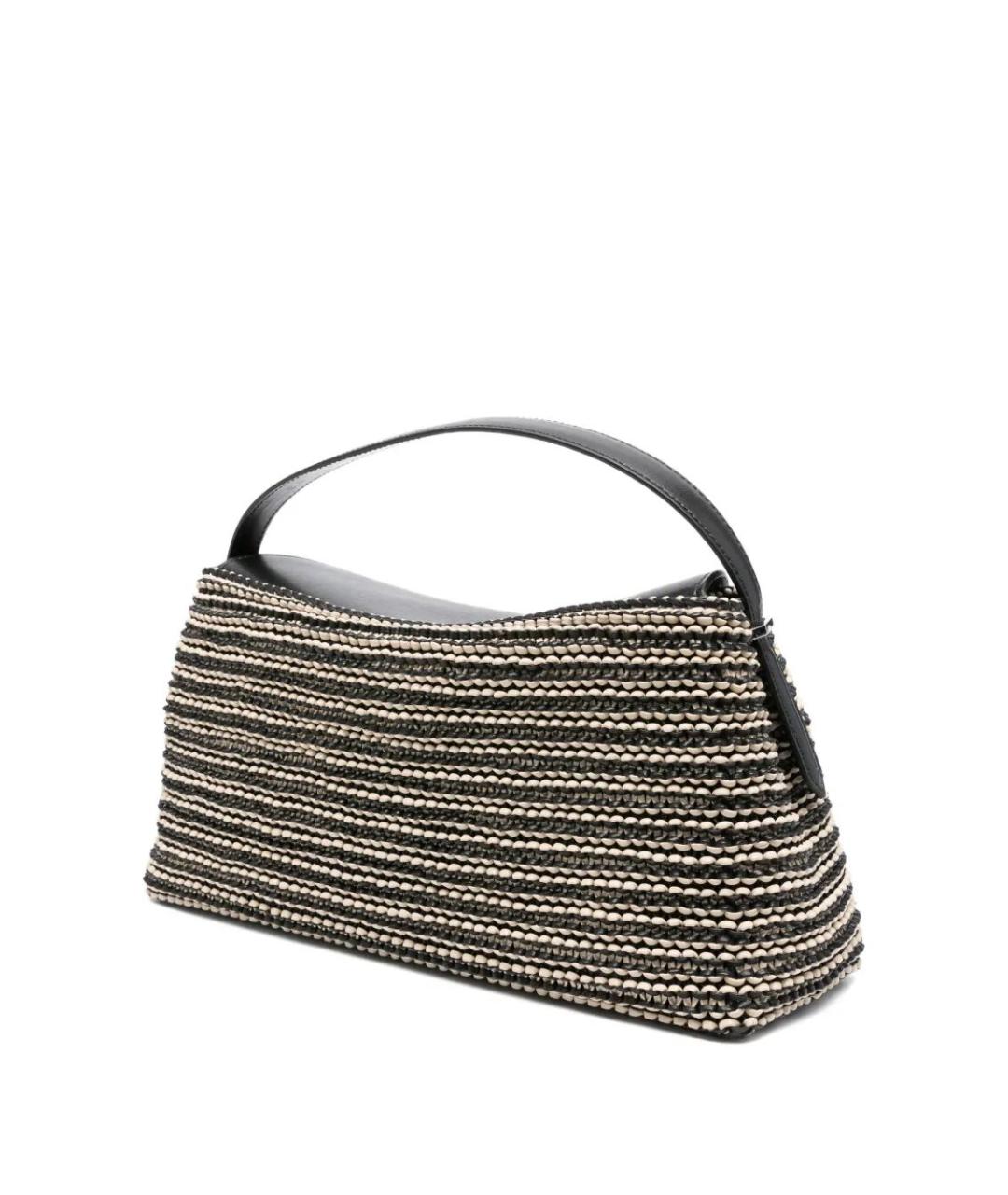 TOTEME Черная кожаная сумка с короткими ручками, фото 2