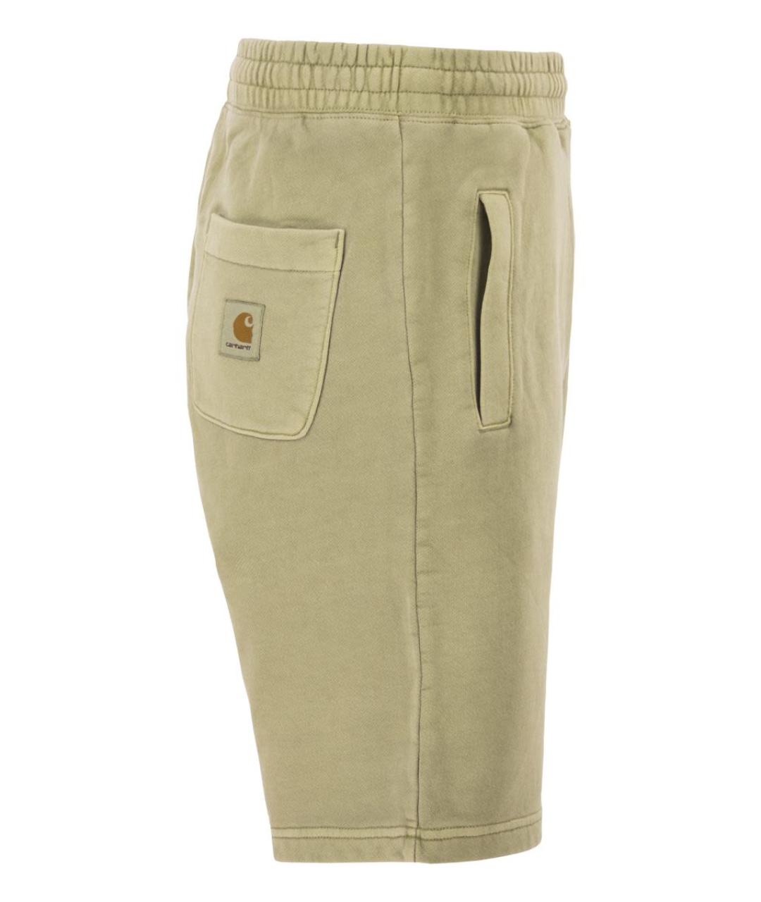 CARHARTT WIP Зеленые хлопковые шорты, фото 3