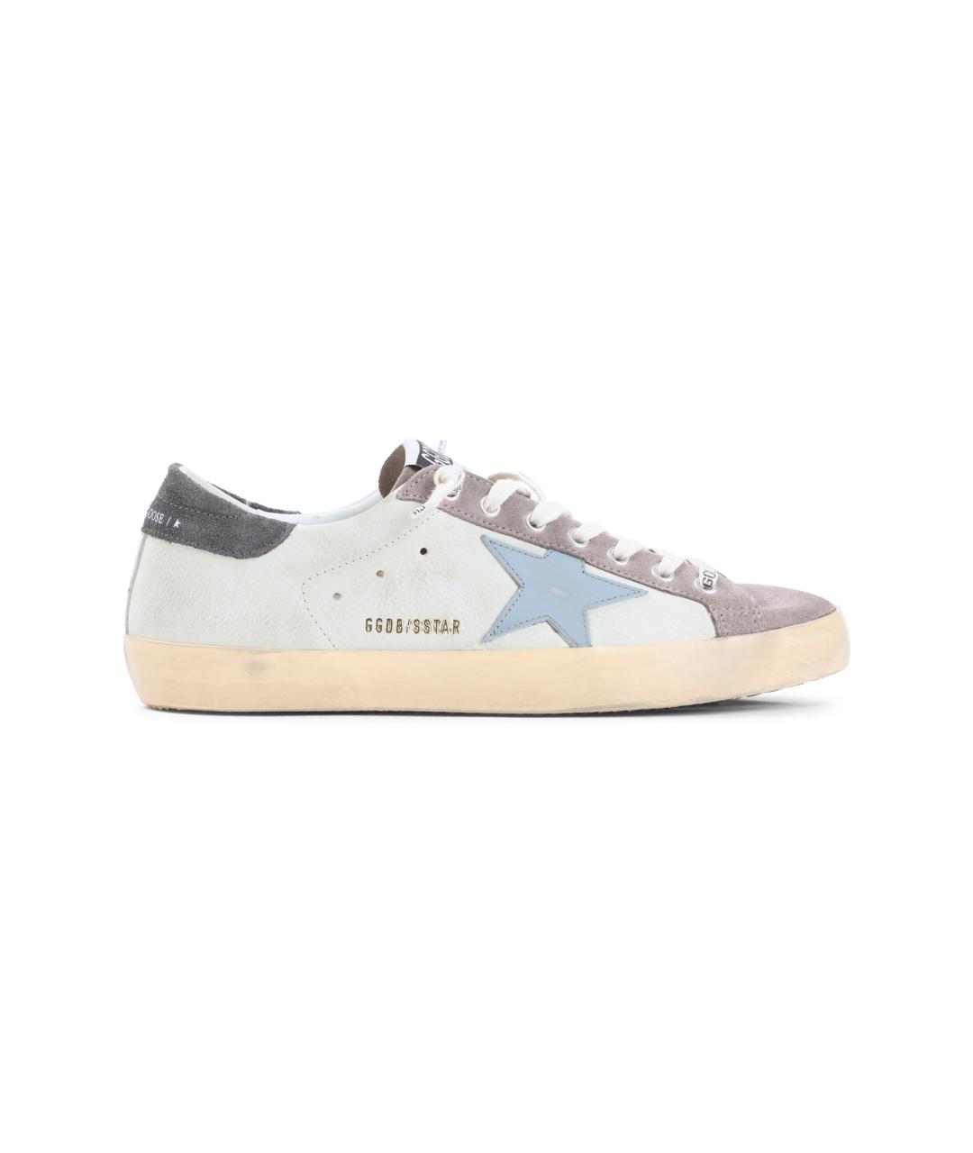 GOLDEN GOOSE DELUXE BRAND Розовые замшевые низкие кроссовки / кеды, фото 1