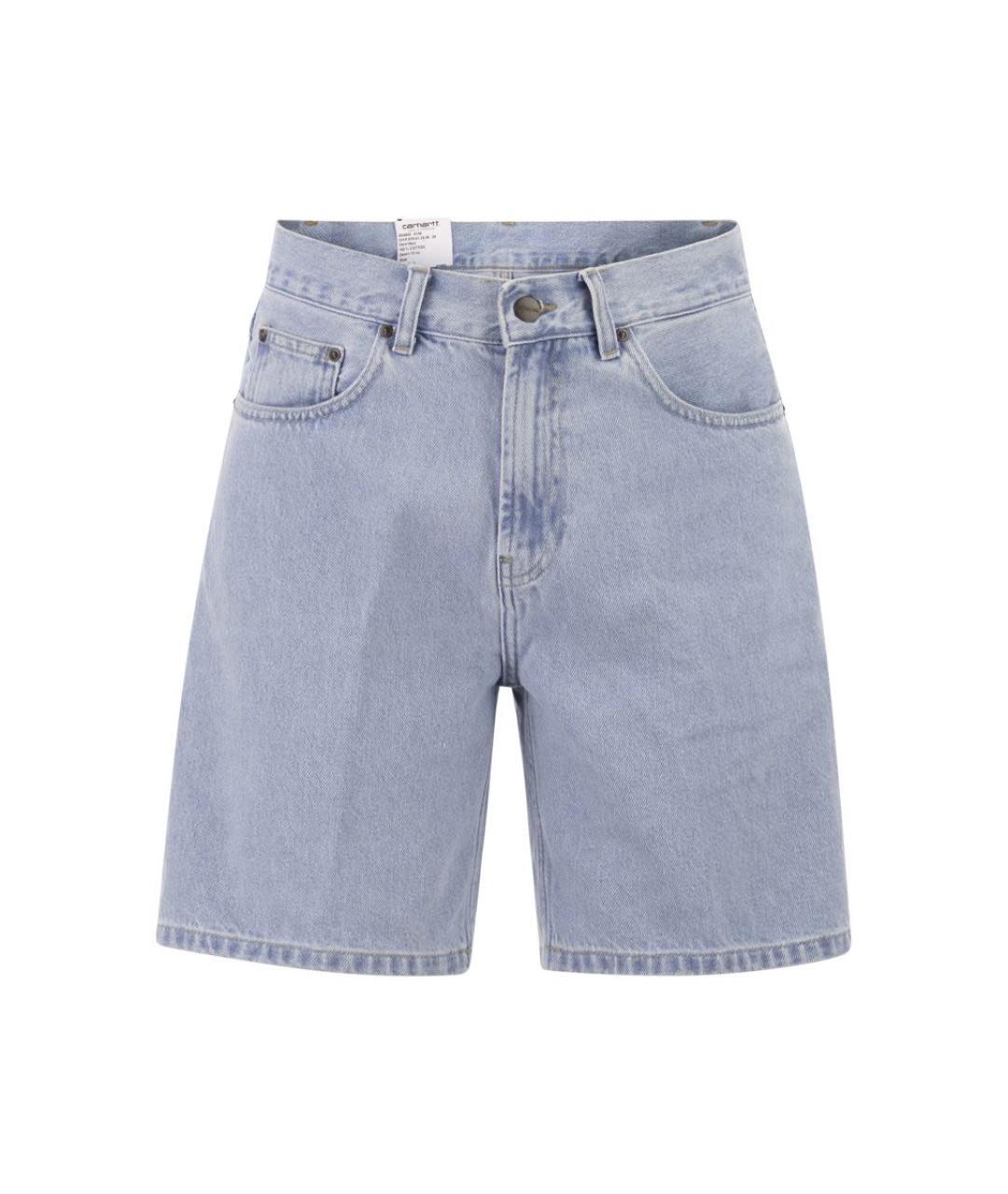 CARHARTT WIP Синие хлопковые шорты, фото 1