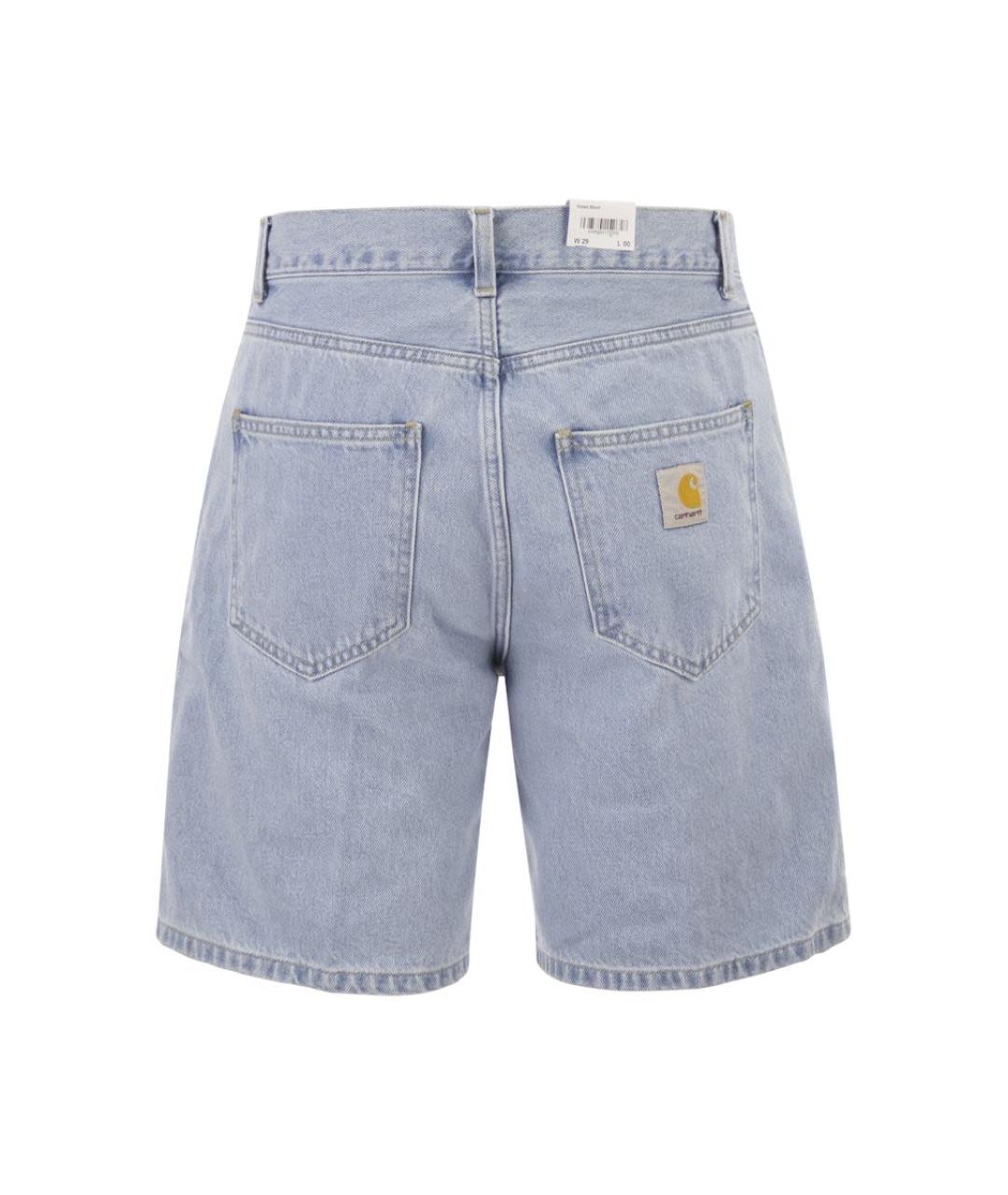 CARHARTT WIP Синие хлопковые шорты, фото 2