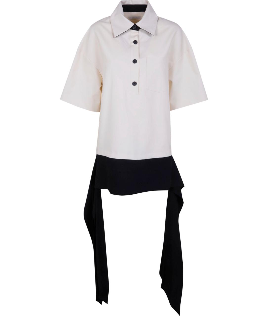 entire studios Бежевая хлопковая футболка, фото 1