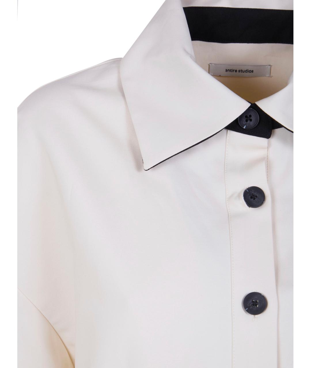 entire studios Бежевая хлопковая футболка, фото 3