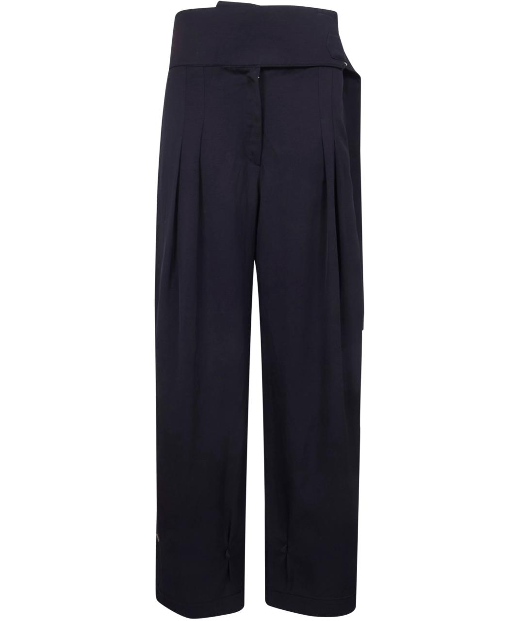 entire studios Черные льняные прямые брюки, фото 1