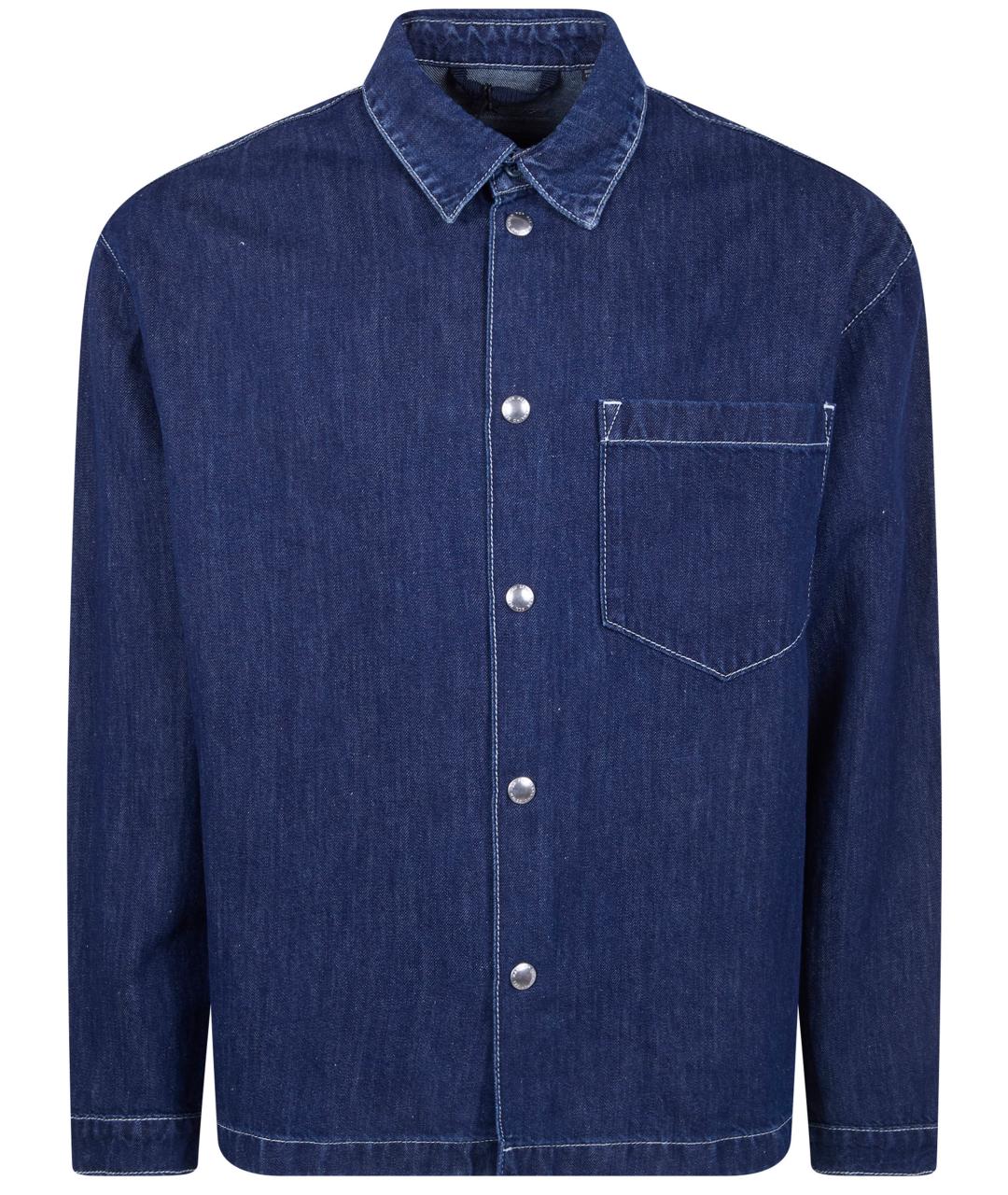 7 FOR ALL MANKIND Хлопко-лиоцелловая кэжуал рубашка, фото 1