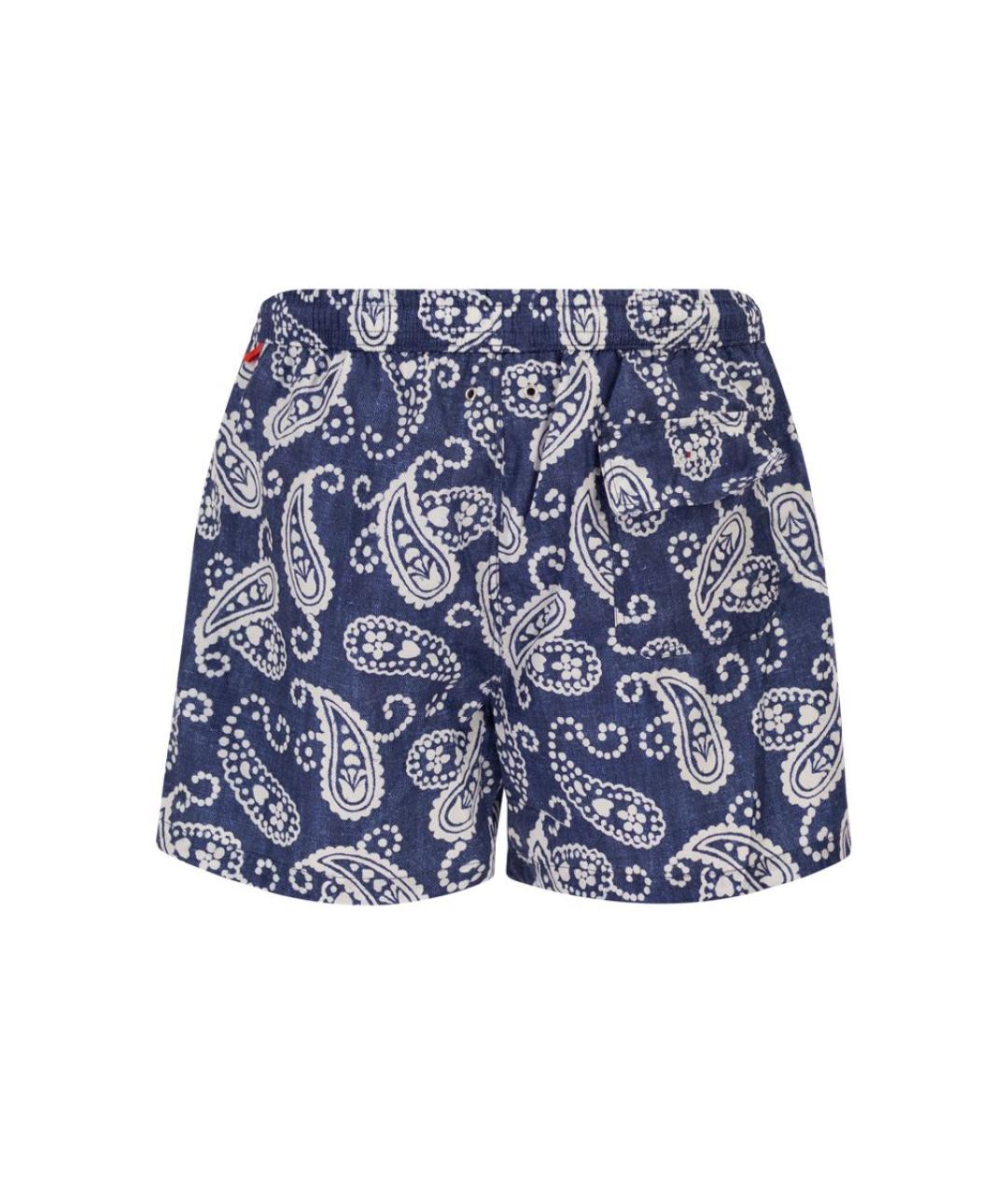 KITON Синие полиэстеровые плавки, фото 2