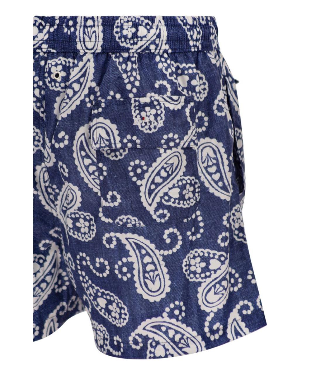 KITON Синие полиэстеровые плавки, фото 4